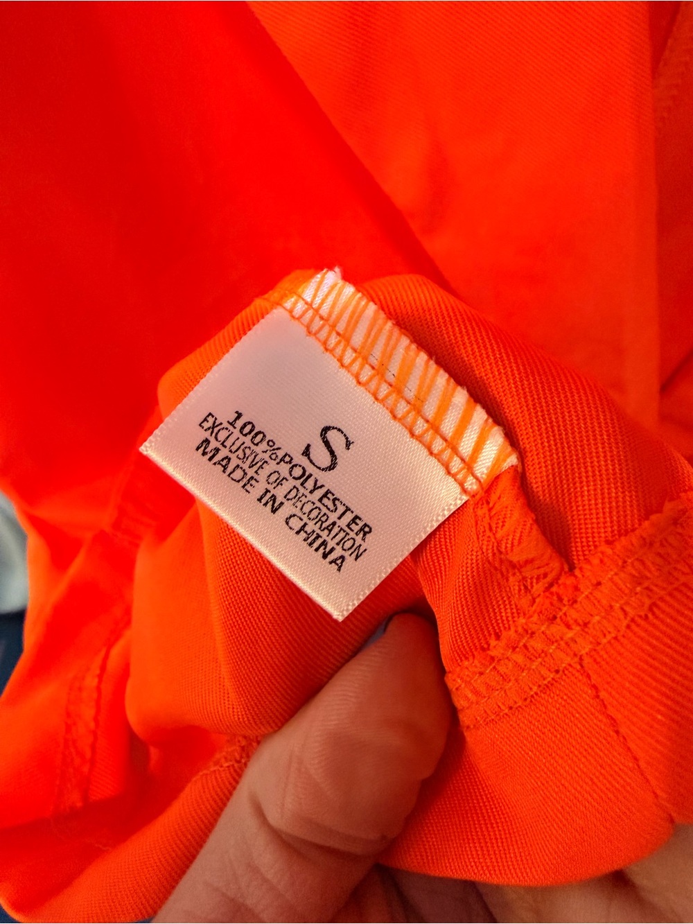 Miss Sparkling Two piece blazer and shorts set in Bright Orange size small NWOT - Picture 12 of 16